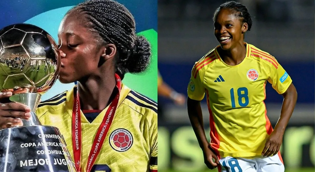Linda Caicedo: Mejor jugadora de la Copa América 2022. 